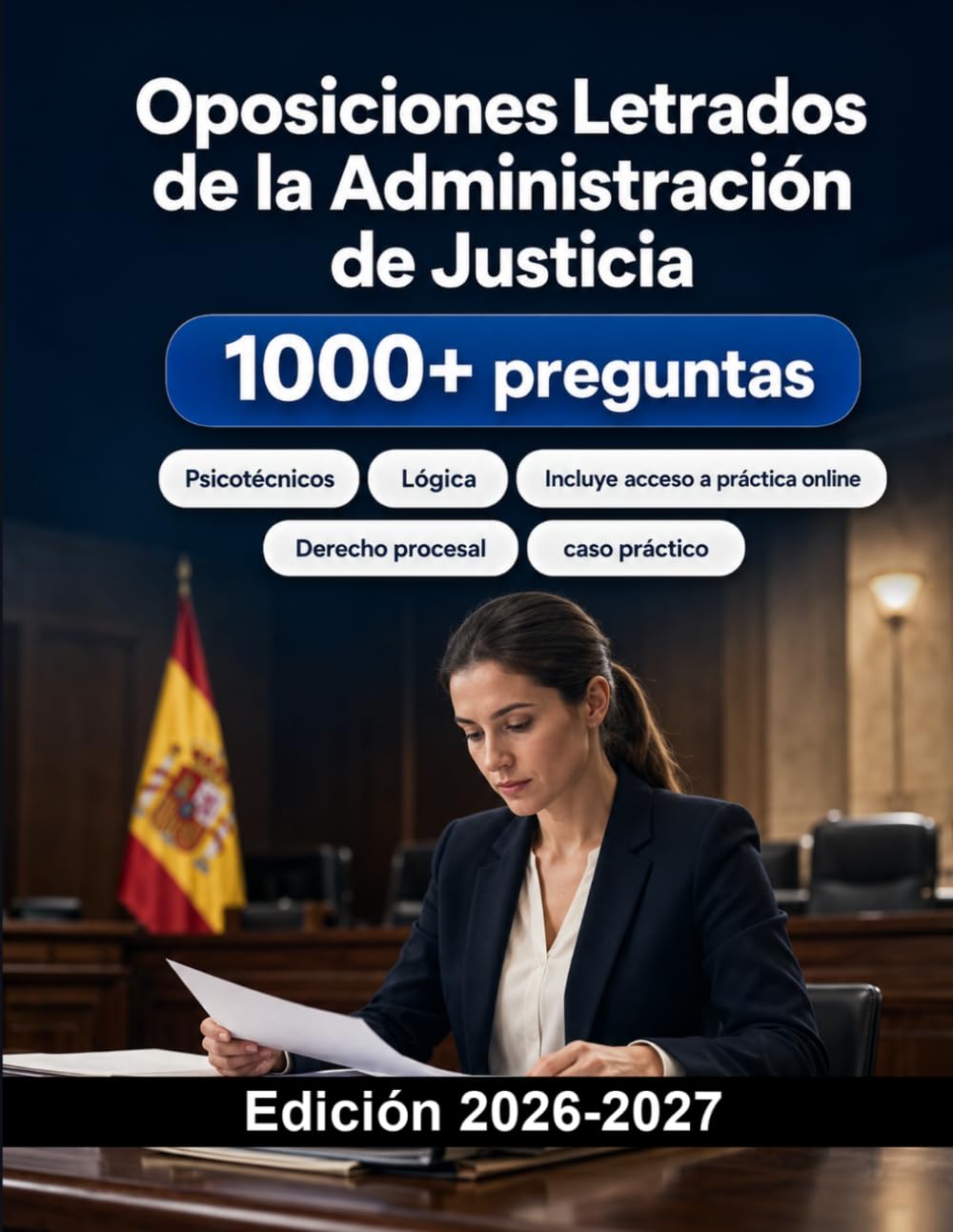 Oposiciones Letrados de la Administración de Justicia: Derecho procesal, civil, penal, administrativo, mercantil, pruebas orales, caso práctico y preparación intensiva