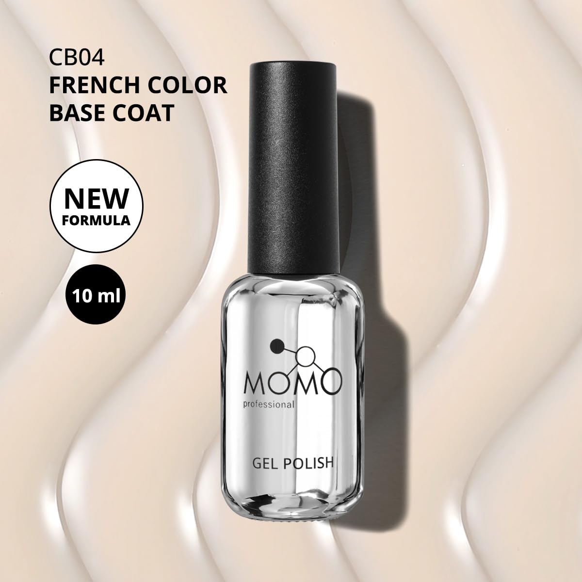 Kalıcı Oje French Color Base Coat CB04, Açık Bej, 10 ml