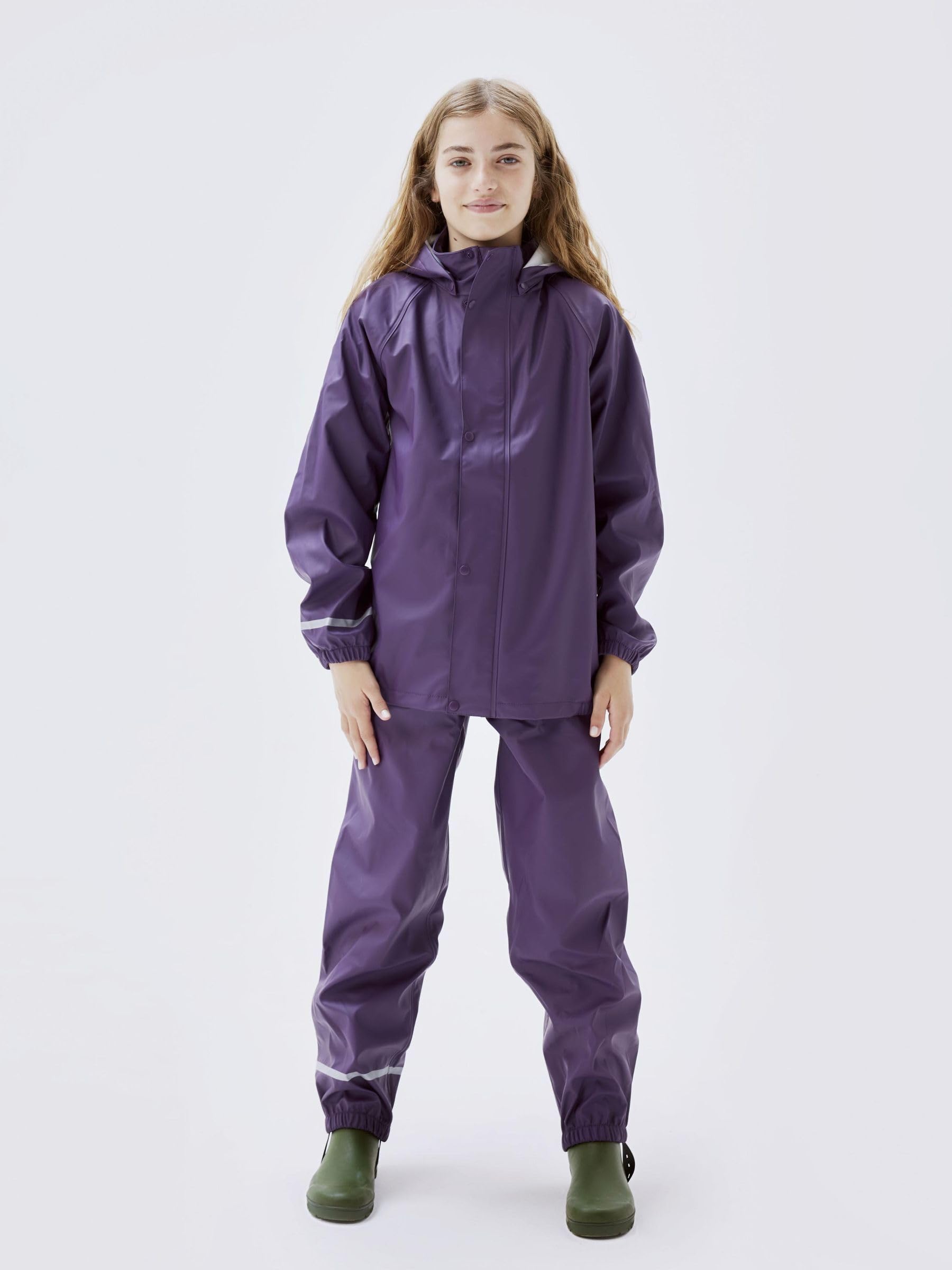 NAME IT Nkndry Rain Set Noos Pioggia (Pacco da 2) Unisex-Bimbi