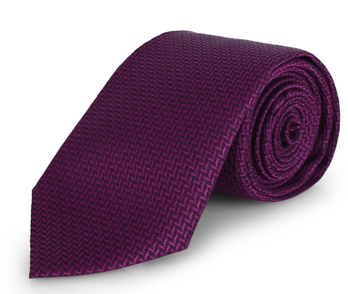 Random Stripe Men Necktie For Business & Formal wear Micro Fiber Pack of 1-picture-38