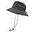 woogwin Waterproof Bucket Rain Hat with Chin Strap Quick Dry Packable Boonie Sun Hat Safari Hat UV Protection(Darkgrey)