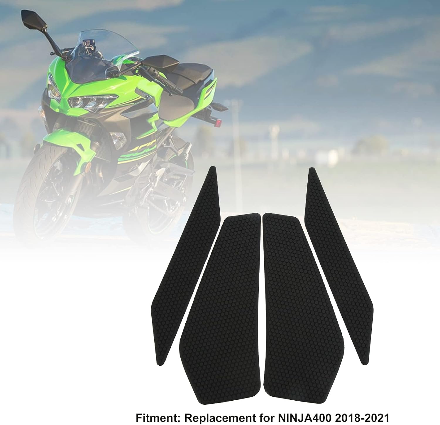 Motorcycle Pad Traction Grip Side Fuel Knee Protector Slip Sticker Replacement for 2018 2019 2020 2021 Fits Gas Oil Perfectly