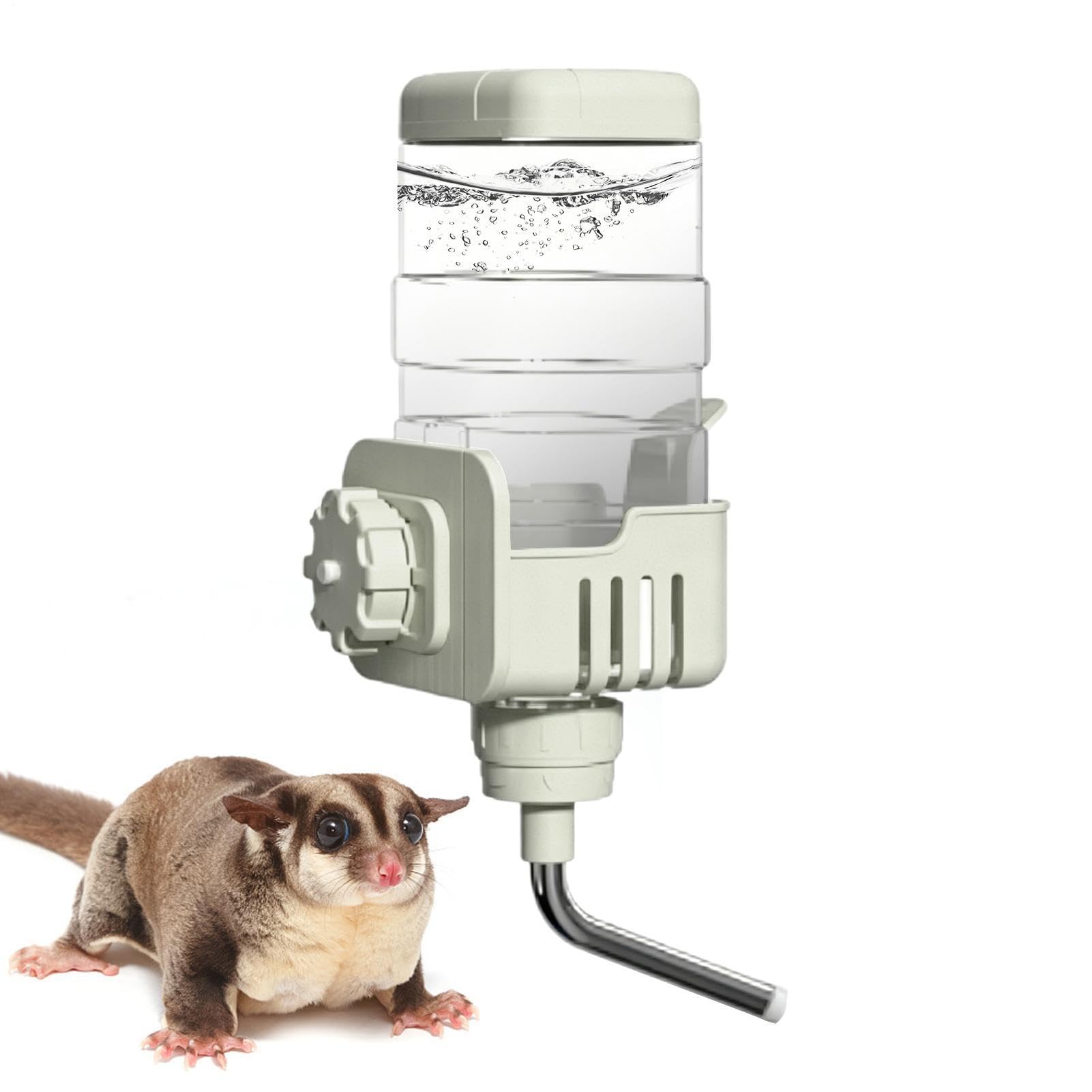 Bebedero Hámster Bebedero 750 ml Chinchilla | Dispensador Agua Hurón para Dueños de Mascotas Amantes de Animales Hogar Apartamento Salón Dormitorio Estudio