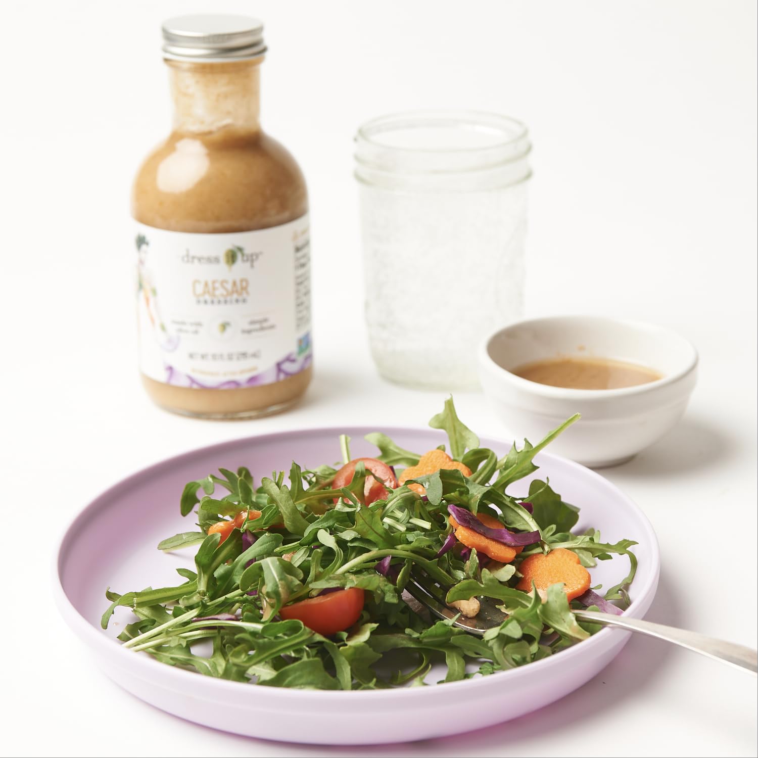 Dress It Up Salad Dressing, Caesar, 3-10 oz Bottles - Clean, Healthy, Delicious, Gluten-Free, Paleo, Keto, Vegan, Versatile, Marinade