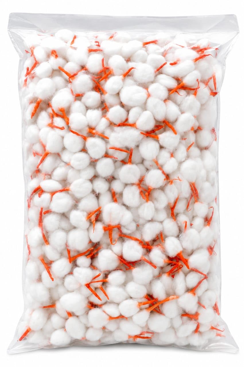 Round Cotton Wicks Pack of 500-Gol Batti for Diya, Pooja & Aarti | White Kesar Cotton Wicks for Daily Puja Rituals, Phool Batti for Diya-image-21