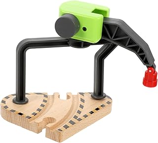 SEWACC Acessórios Para Guindaste Ferroviário Modelo De Guindaste Ferroviário Acessórios Para Trem Ferroviário Trilhos De Trem Playset Magnético Trens Para Acessórios Automotivos Modelo