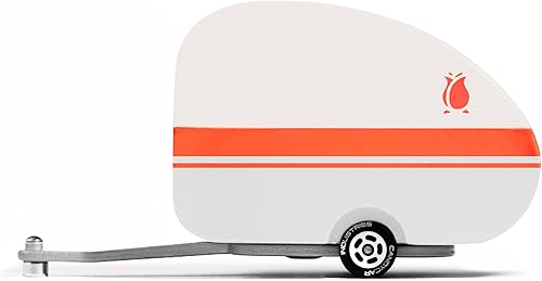 Miniatura 1 de CANDYCAR® Colección de madera fundida a presión - Camper Rosebud Camper, juguete de madera de haya hecho a mano de primera calidad