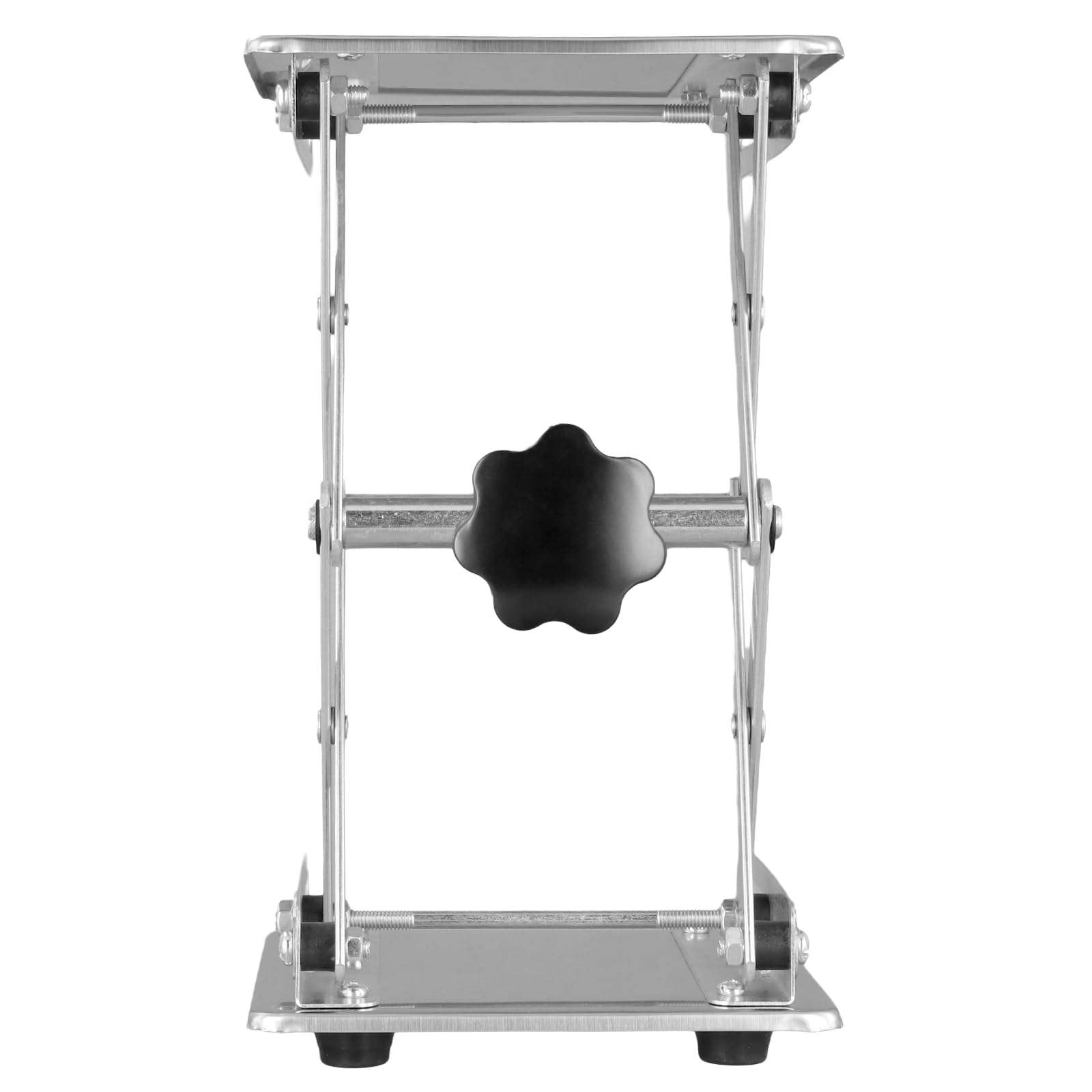 Table Élévatrice de Laboratoire 200 x 200 mm, Plateforme de Levage en Fer Galvanisé, Hauteur Réglable 85-280 mm pour Expériences de Laboratoire
