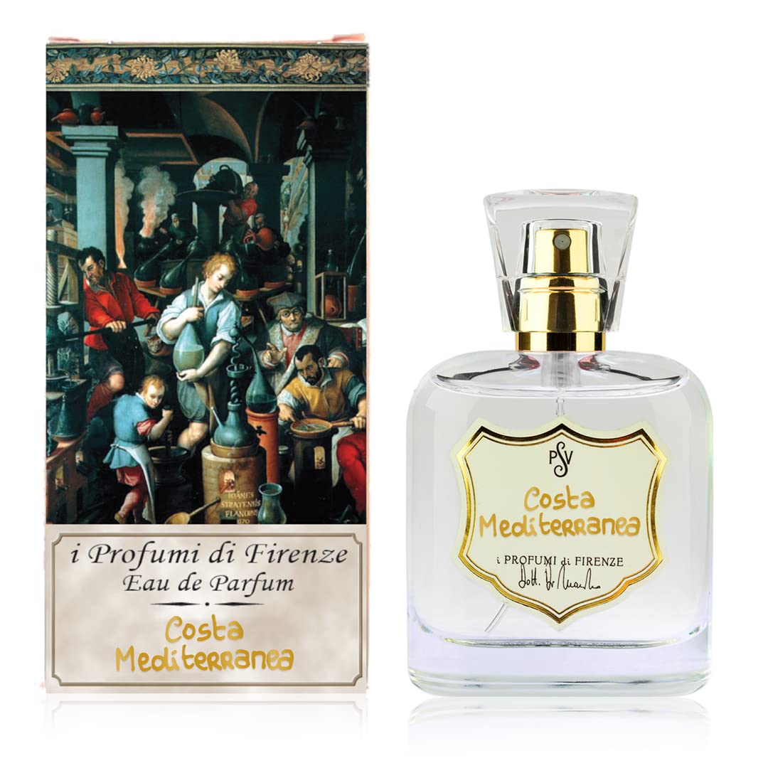 i Profumi di Firenze Costa Mediterranea Eau de Parfum Spray,1.69 Fl Oz