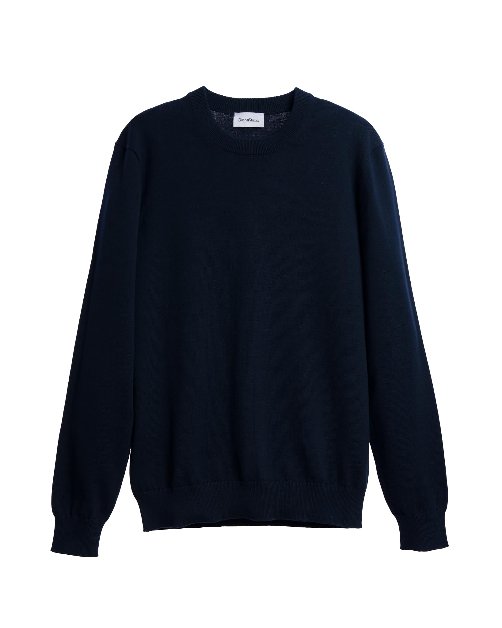 Diana Studio - Girocollo in 100% Cotone, Uomo, Maniche Lunghe, Casual Fit