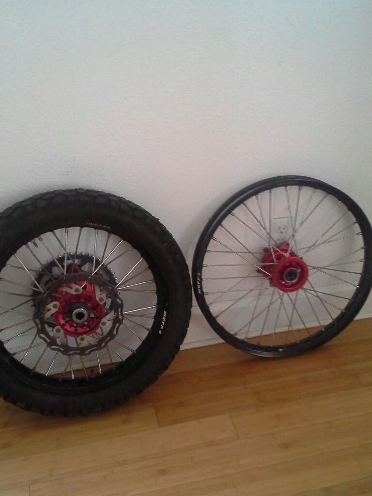 Front and Rear Yamaha Dirt Bike Rims and Tires Sports