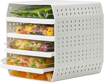 【新品未開封シュリンク付き】ヒスコレ　9box Amazon.com: SkyMall Freezer Cube Tier Zip Lock Freezer Bag Storage