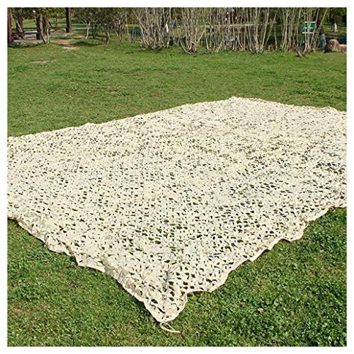JUNWEN Tarnung Net SHADING Netting Beige Tarnung Netting 5x3m 5x6m Sonnencreme Net Oxford Plane Garten Dekoration…