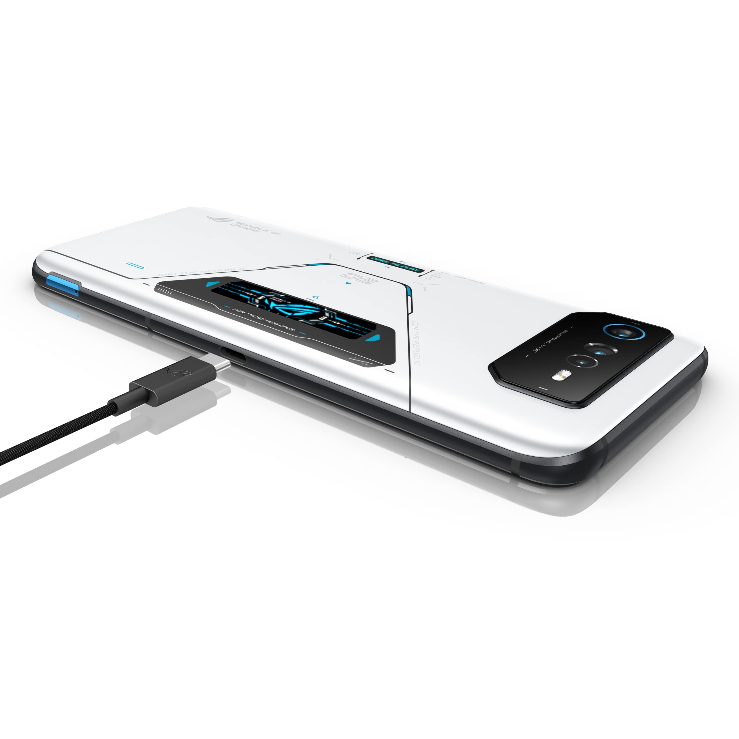 ASUS - ROG Mobile Phone 6 Pro 18GB+ 512GB Moonlight, White