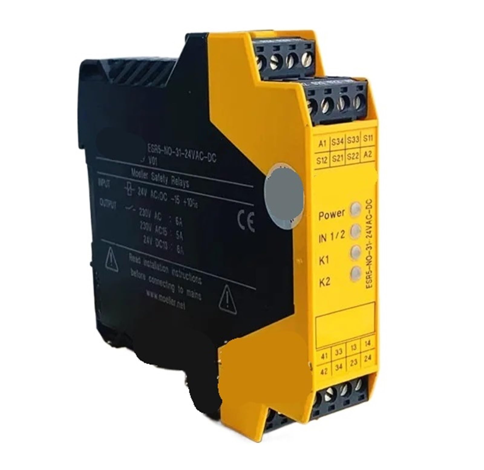 YMUGUEGH Relay ESR5-NO-31-24VAC-DC 24VAC/DC