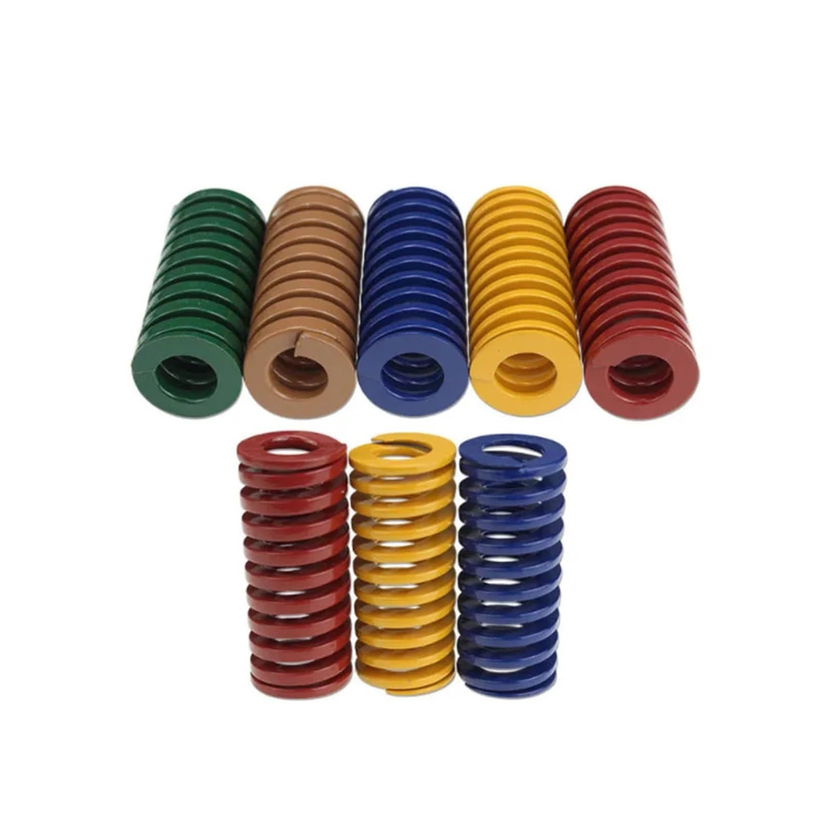 1 resorte de troquel. | Resorte de estampado en espiral de acero de aleación OD50mm ID25mm L20-200mm(50x25x200mm,Yellow)