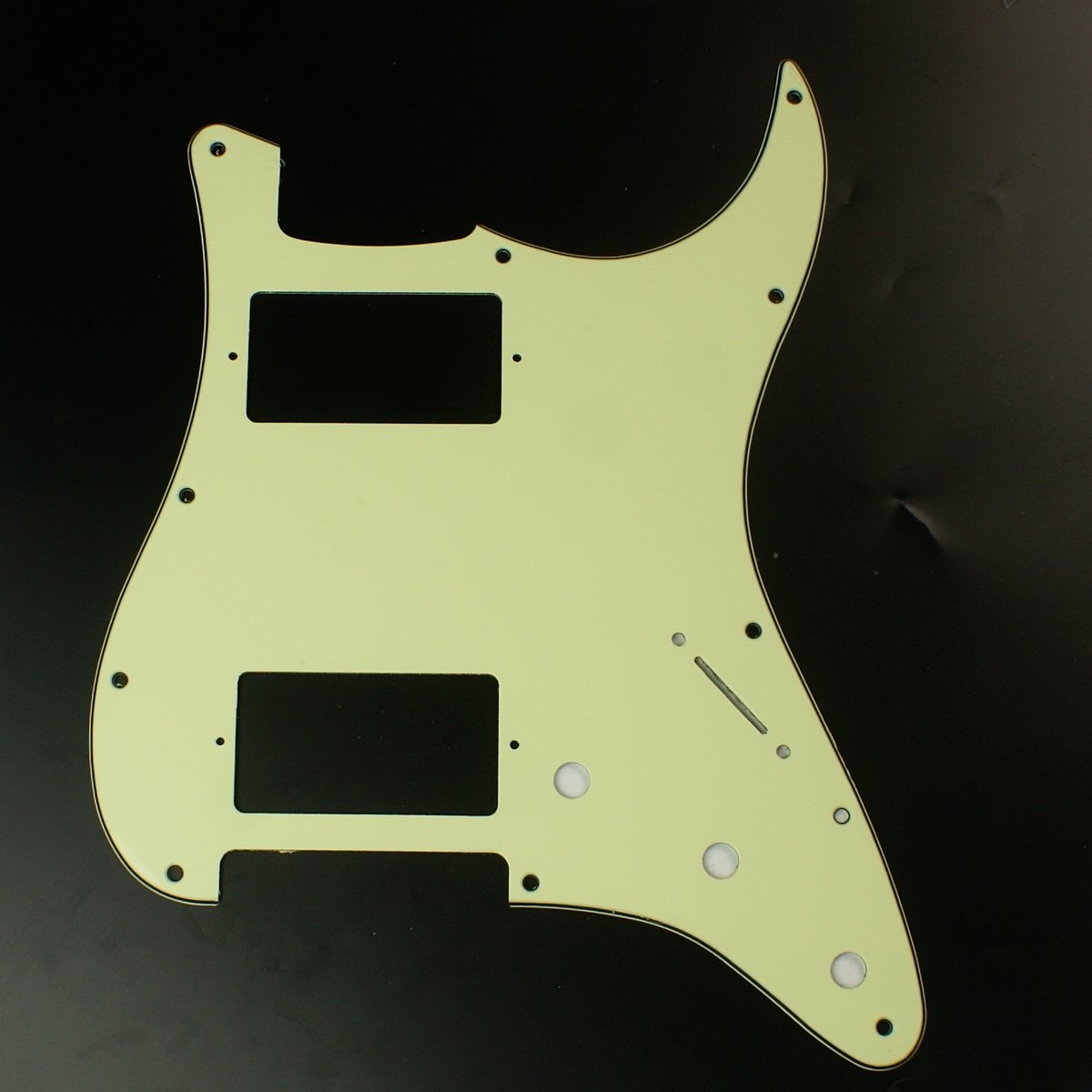 Custom Strat HH Layout Style Guitar Pickguard,3ply Vintage Mint Green