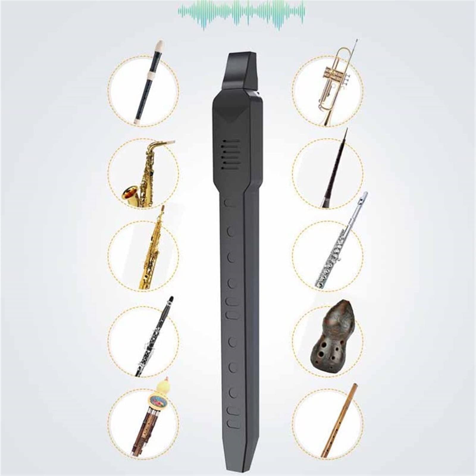 Strumento a fiato per Sassofono Tascabile Mini Sassofono Tascabile Sax Musica Strumenti A Fiato Schermo Digitale per Principianti (Color : 2)