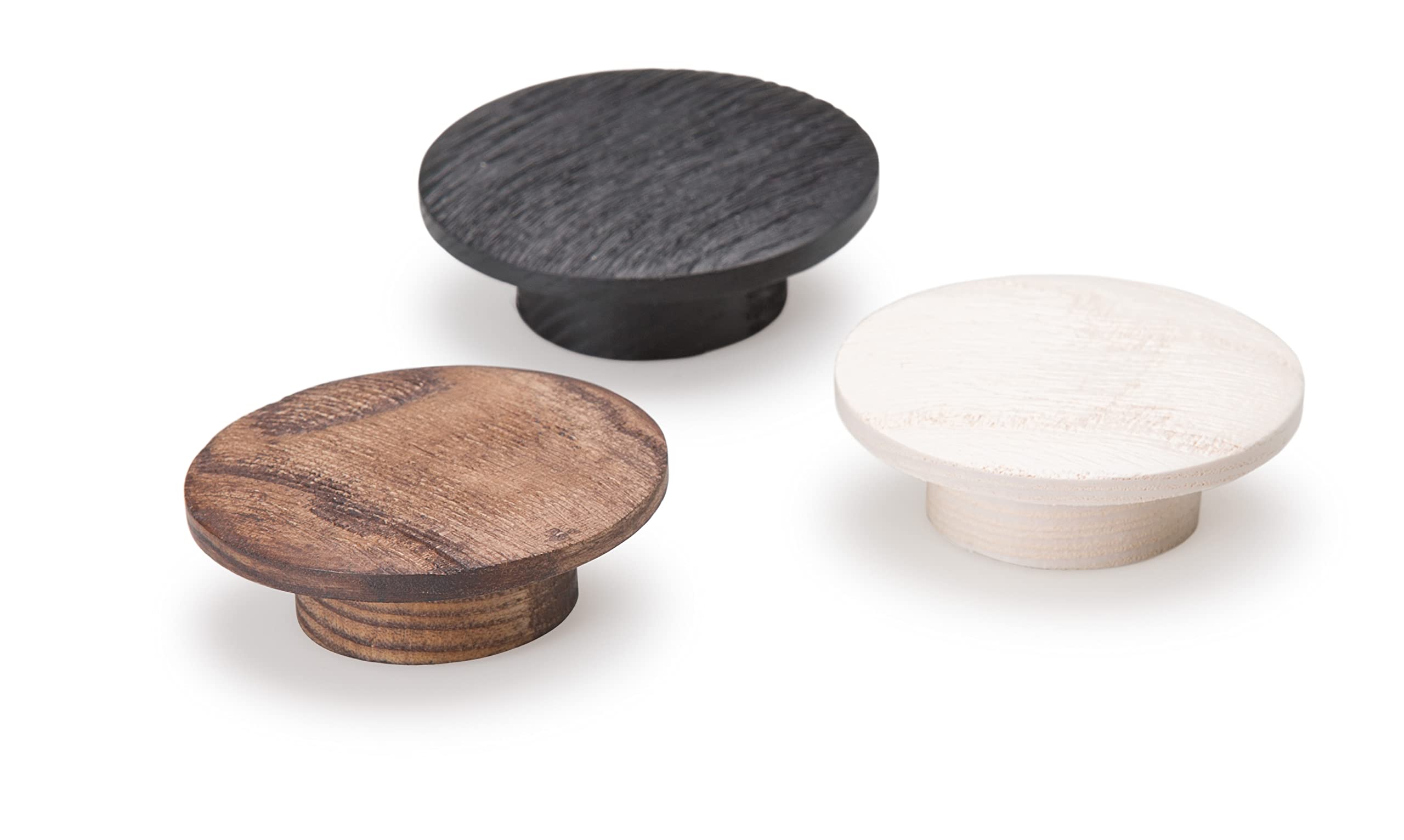 Gedotec Bouton De Porte Meuble - Poignée En Fer Blanc Vieilli Et Porcelaine Blanche - Bouton De Meuble, Armoire, Placard Et Tiroir - Design Vintage