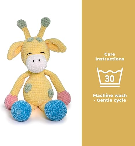 Miniatura 8 de Circulo - Hilo Amigurumi Pelucia, hilo especial de felpilla de terciopelo para amigurumi y manta, 144 yardas, peinado (2856 - azul marino)