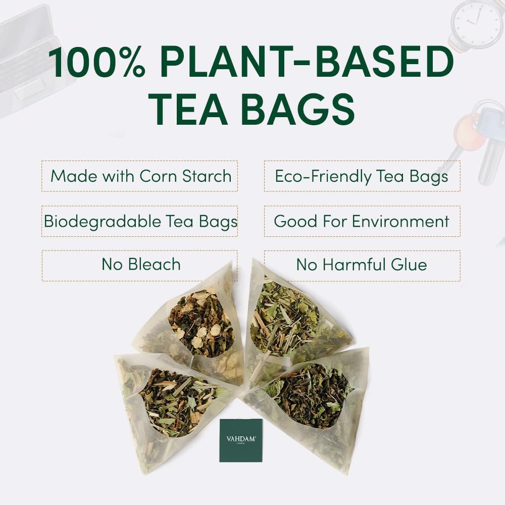 VAHDAM, Merry Christmas Tea Gift Set (9 Individually Wrapped Tea Bags) Limited Edition -Gluten Free, Non GMO | Christmas 2026 Gift Ideas | Christmas Gifts For Women 2026 & Christmas Gifts For Men 2026