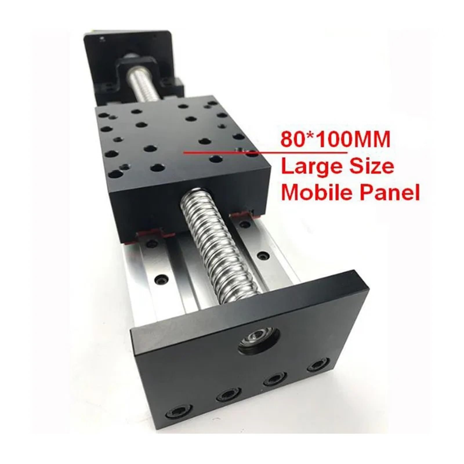 Dual Optical Axis Manual Sliding Table Rail Guide Ball Screw Platform Motion Stage 4pcs Sliders Linear Guid Double Square Sliding Table SFU1605(Stroke 500mm)