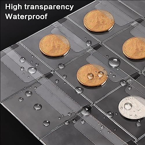 Briartw hojas para colección de monedas 10 unidades miniatura 4