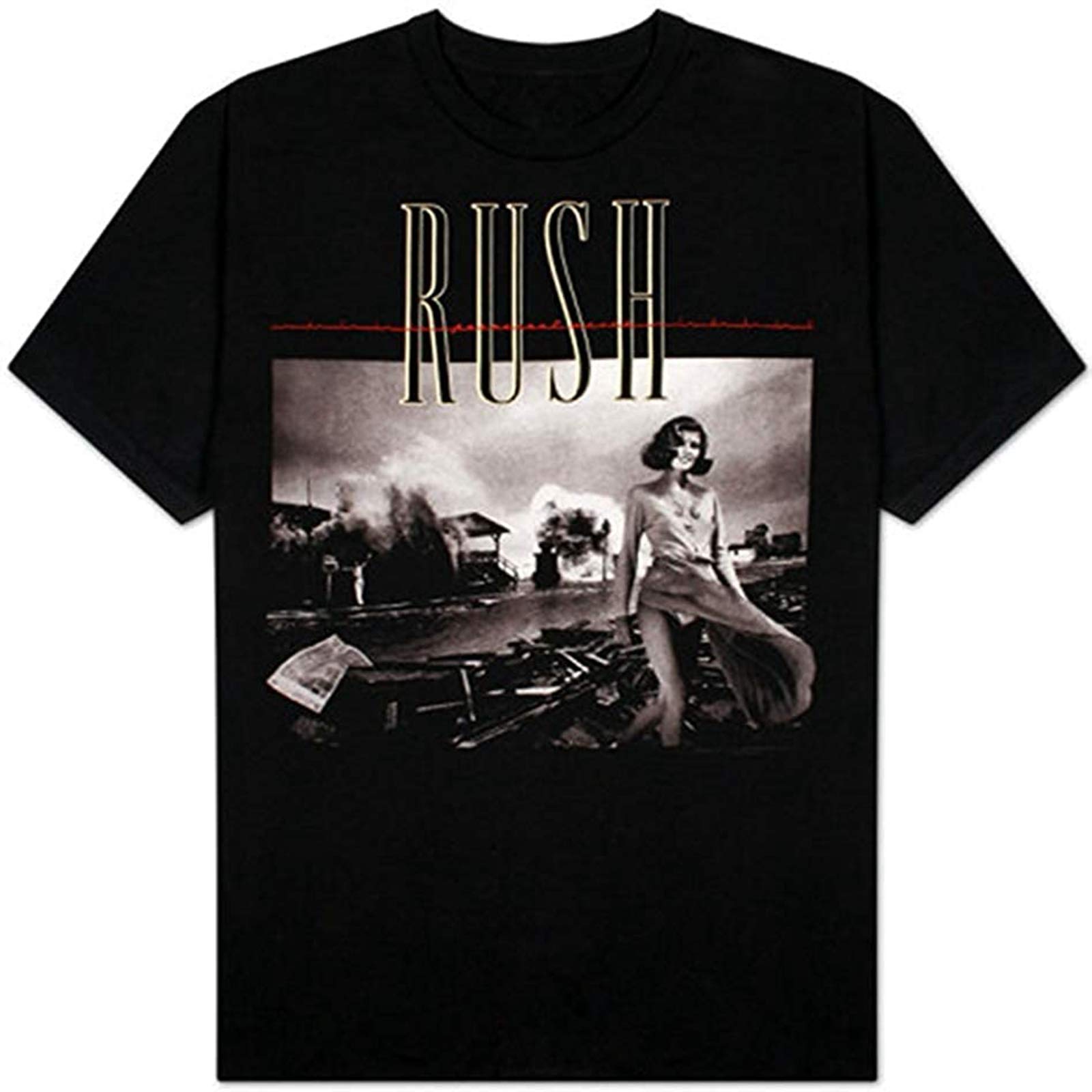 Rush Permanent Waves T Shirt Black XL