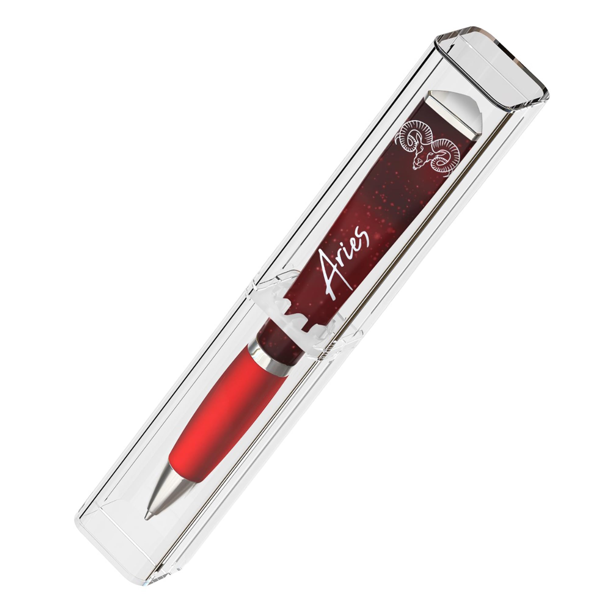 ANINKABOVE Aries Zodiac Sign Ballpoint Pen, Cool Pen Constellation Design, Zodiac Gifts Pretty Pens - Fancy Astrology Gifts for Women and Men (Aries