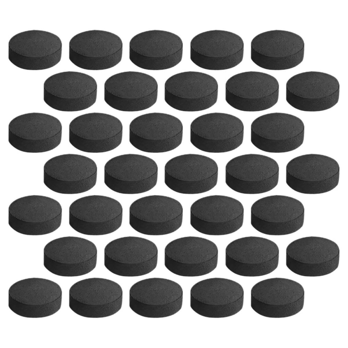 VILLCASE 70 Pastillas de Vegetal para Barbacoa y Estufa, de Multifuncional para Cocinar en Interior y Exterior, Fácil Encendido, Bolsa de 40 Mm (70 Unidades) para Camping y Hogar