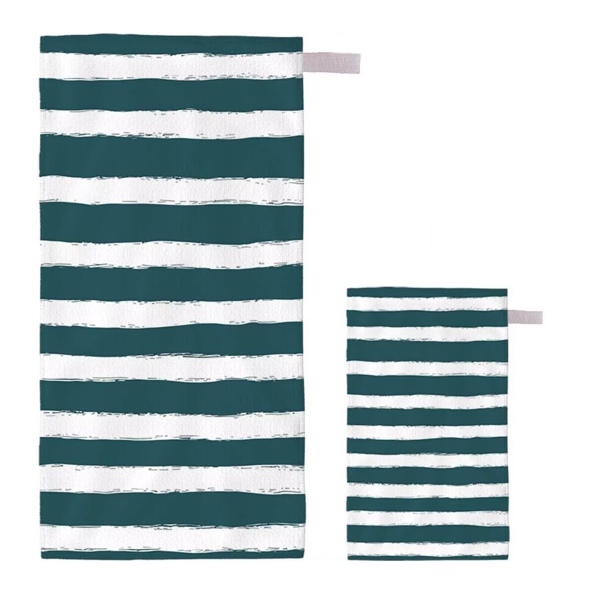 Toalla de Playa Grande 220x100cm/35x70cm, Juego de 2 Toalla Microfibra XXL de Antiarena, Toallas Playa Suave Ligera, Absorbente Secado Rápido, Beach Towel Viaje Yoga, Regalo Mujer Hombre (Verde) C-52