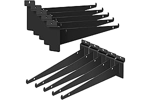 Heavy Duty 8 Inch Slatwall Knife Shelf Bracket for Home and Commercial