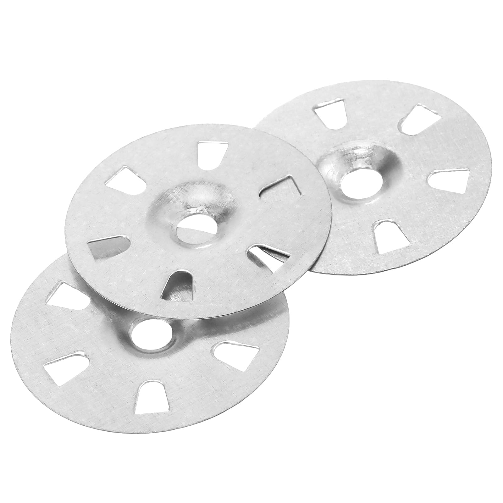 MUKLEI 1500 arandelas de metal de aislamiento de 35 mm, arandelas de fácil fijación para placas de aislamiento, tableros de respaldo de azulejos