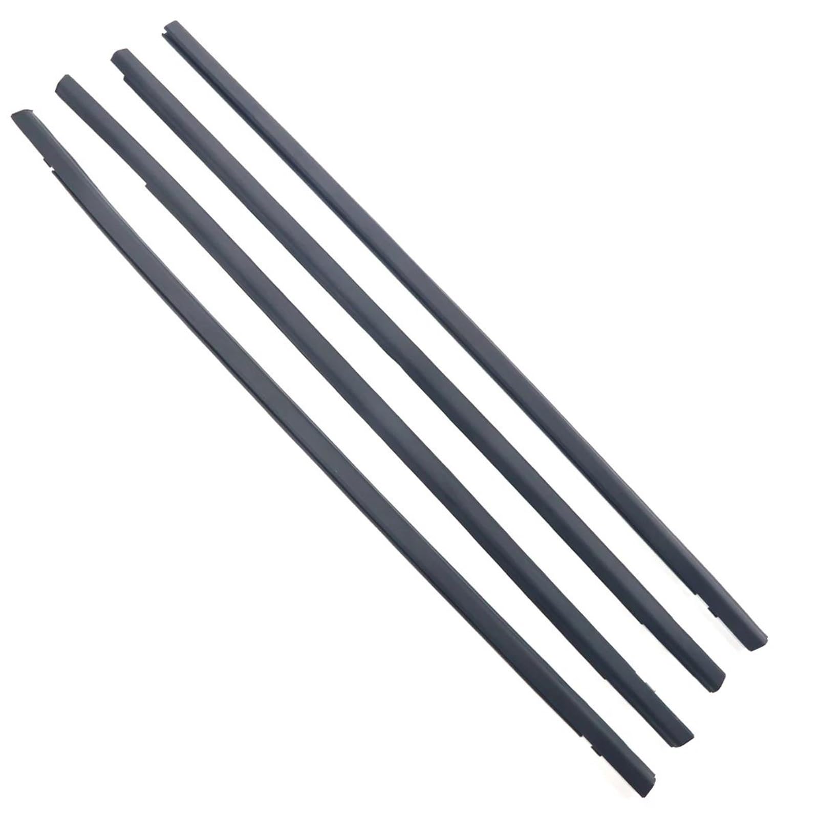 One Color Car Window Rubber Seal For Civic 2016 2017 2018 2019 2020 2021 Front Rear Left Right Outside Window Weatherstrips Window Weatherstrip
