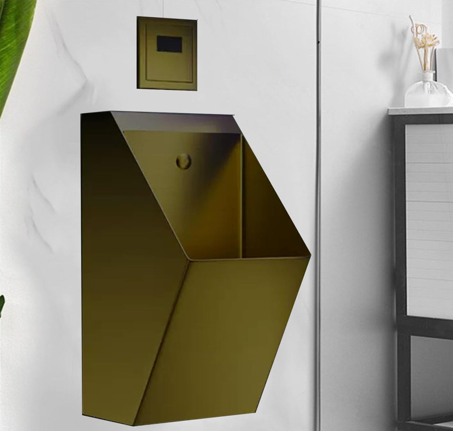 GTHTUHFD Bar Urinals,Washout Urinal,Commercial Urinal With Sensor,304 Stainless Steel Men'S Urinal,Wall Mounted Sensor Urinal,Vertical Toilet,Bar Urinals,