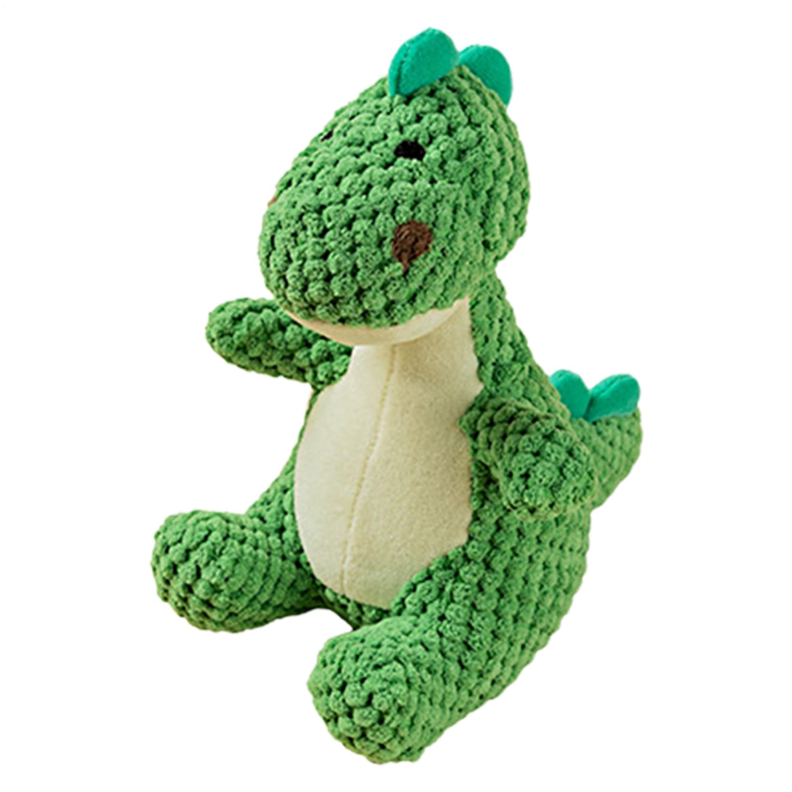 Squeaky Toys for Dogs, Plush Dinosaur Chew Toys for Aggressive Chewers, Interactive Puppy Teething Dinosaur with Sound, Bite-Resistant Pet Accessories for Training Playing Boredom Release Indoor