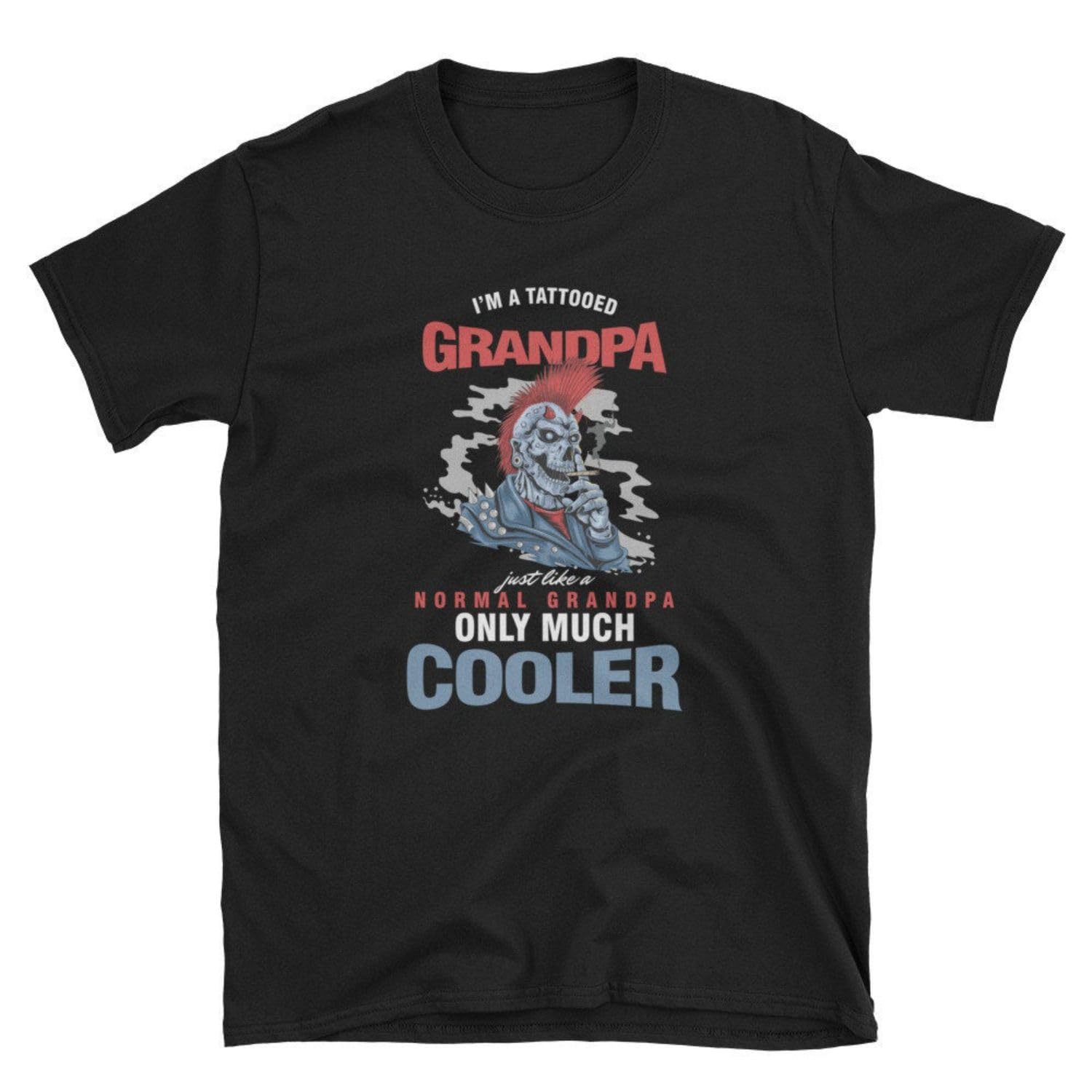 GenericShirt Tattoo Artist Ink Dy Tattoo Artist Gift Im A Tattooed Grandpa Normal But Cooler Grandfather Shirt T Shirt Tee Shirt