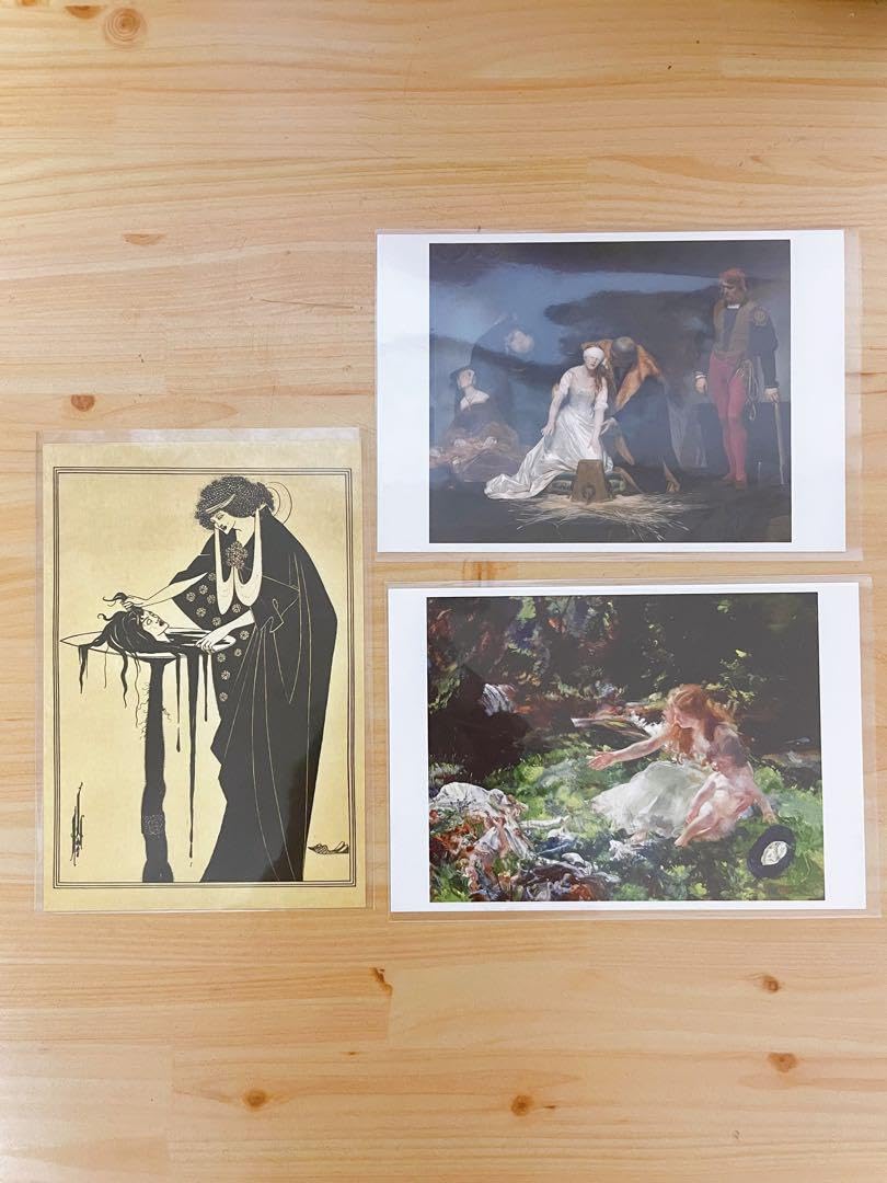 Amazon.co.jp: 怖い絵展 ポストカード 絵はがき 3枚セット 怖い絵