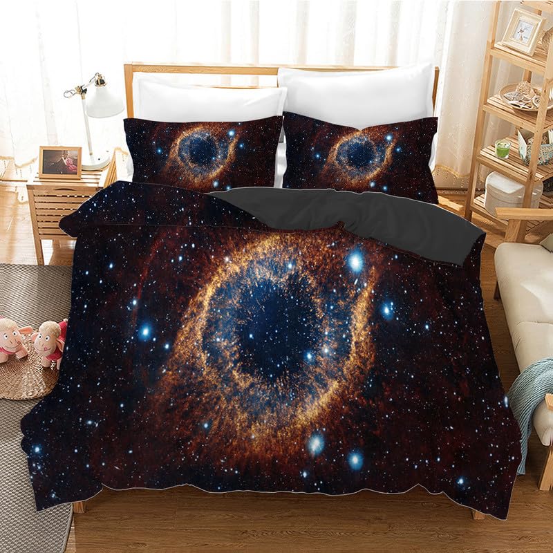 Funda nórdica universo cama 90 microfibra suave de 155x220cm con funda de almohada