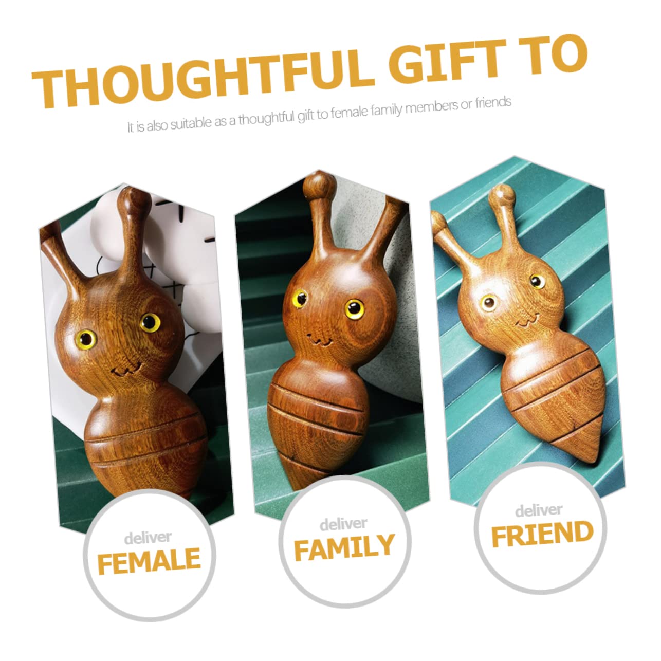 minkissy Wooden Facial Massager Face Device for Wrinkle Reduction Thin Face Sculpting Comb