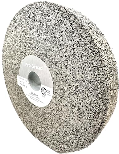 Image of EXL PRO Convolute Deburring Polishing Wheel - 7 inch x 1 inch x 1 inch 9S Fine Silicon Carbide - Professional Grade - Metal Deburring, Finishing and Polishing Wheel - (1 Pack)