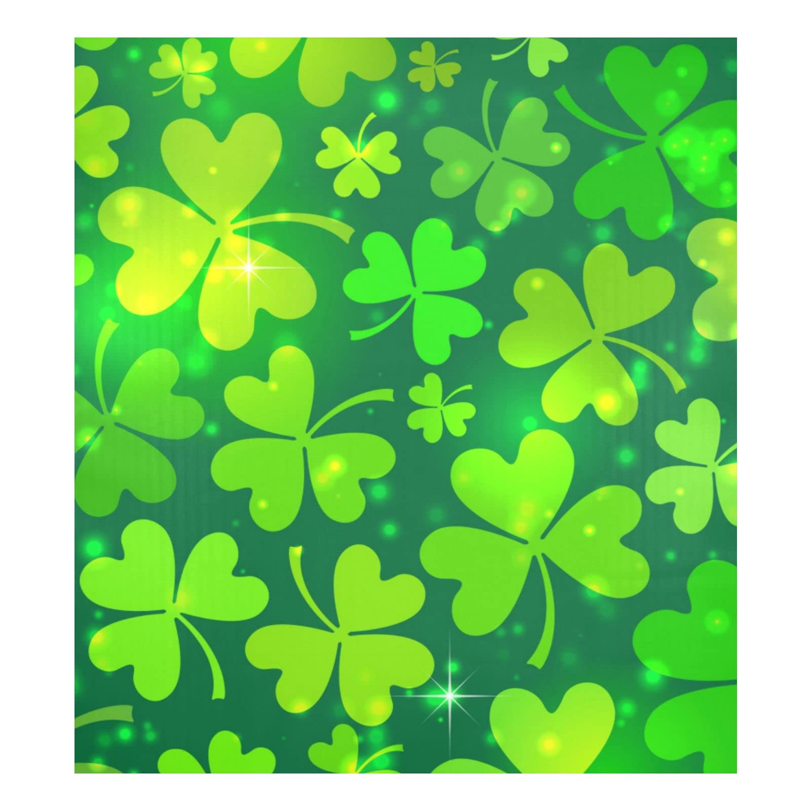 Naanle St. Patrick's Day Dishwasher Magnet Cover Shamrock Leave Front Dishwasher Cover Magnetic Home Cabinet Decals Appliances Stickers Refrigerator Decorative 23" x 26"