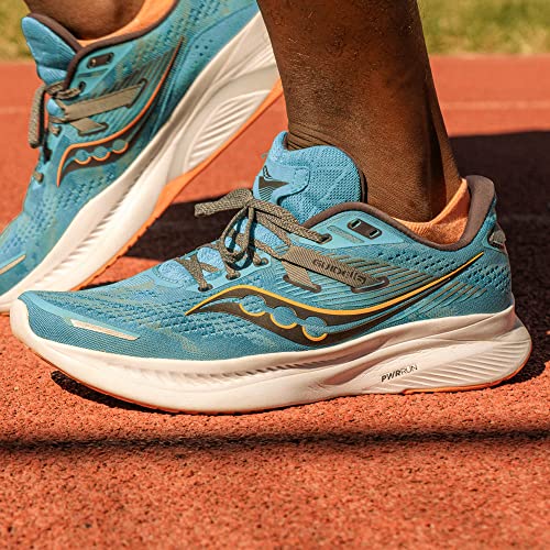 Image of Saucony Mens Guide 16 Running Sneakers Shoes - Blue