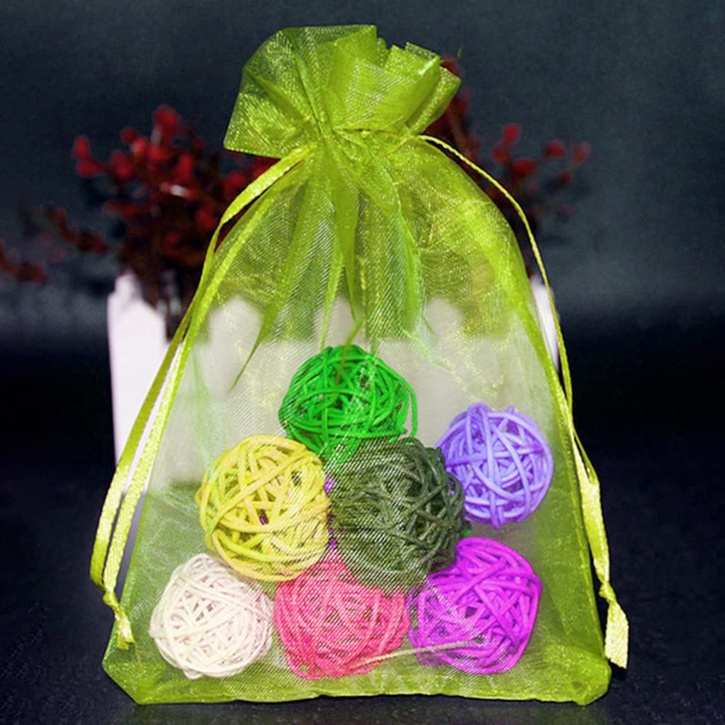 Bolsas de Malla para Frutas, Bolsas de Cultivo for Verduras y Frutas (50 Unidades), for Plantas, Uvas, protección, Red con cordón, Malla de Maquillaje.(100pcs 10 X 12cm)