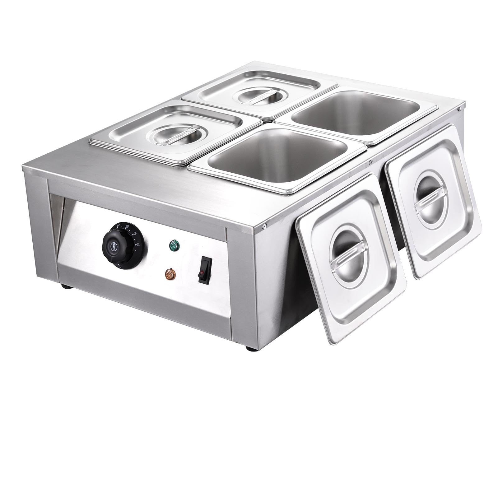 Adjustable Butter Melting Pot Set, Adjustable Chocolate Machine, Electric Chocolate Crucible with 4 Jars Included for Cream, Candy, Cheese