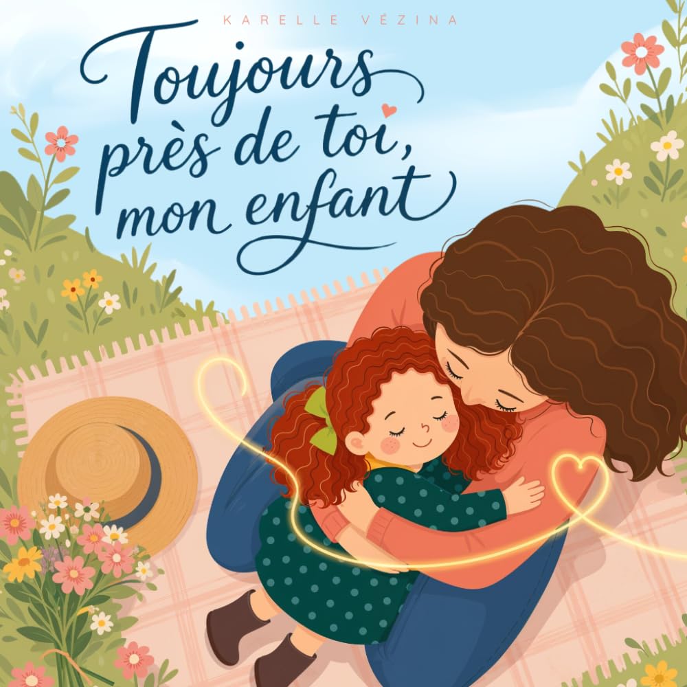 Toujours près de toi, mon enfant: Livre en français pour les enfants de 2 à 5 ans sur l’amour, la confiance et le réconfort