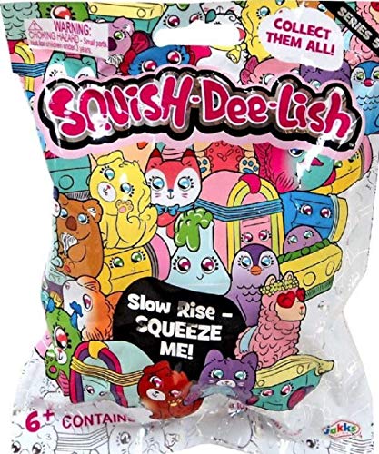 Squish dee lish Series 5 Bag Slow Rise Squishy Blind Bag Toy Figures Collect