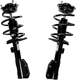 AutoShack CST100416PR Front Complete Struts Coil Springs Assembly Pair of 2 Driver and Passenger Side Replacement for Buick Enclave Saturn Outlook 2007-2012 GMC Acadia 2009-2012 Chevrolet Traverse FWD