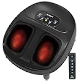 Foot Massager for Plantar Fasciitis, Upgraded Full Foot Shiatsu Massage, Remote Control Multi-Level Settings, Feet Massager for Neuropathy, Gifts for Men, Women, Fits Up to 14