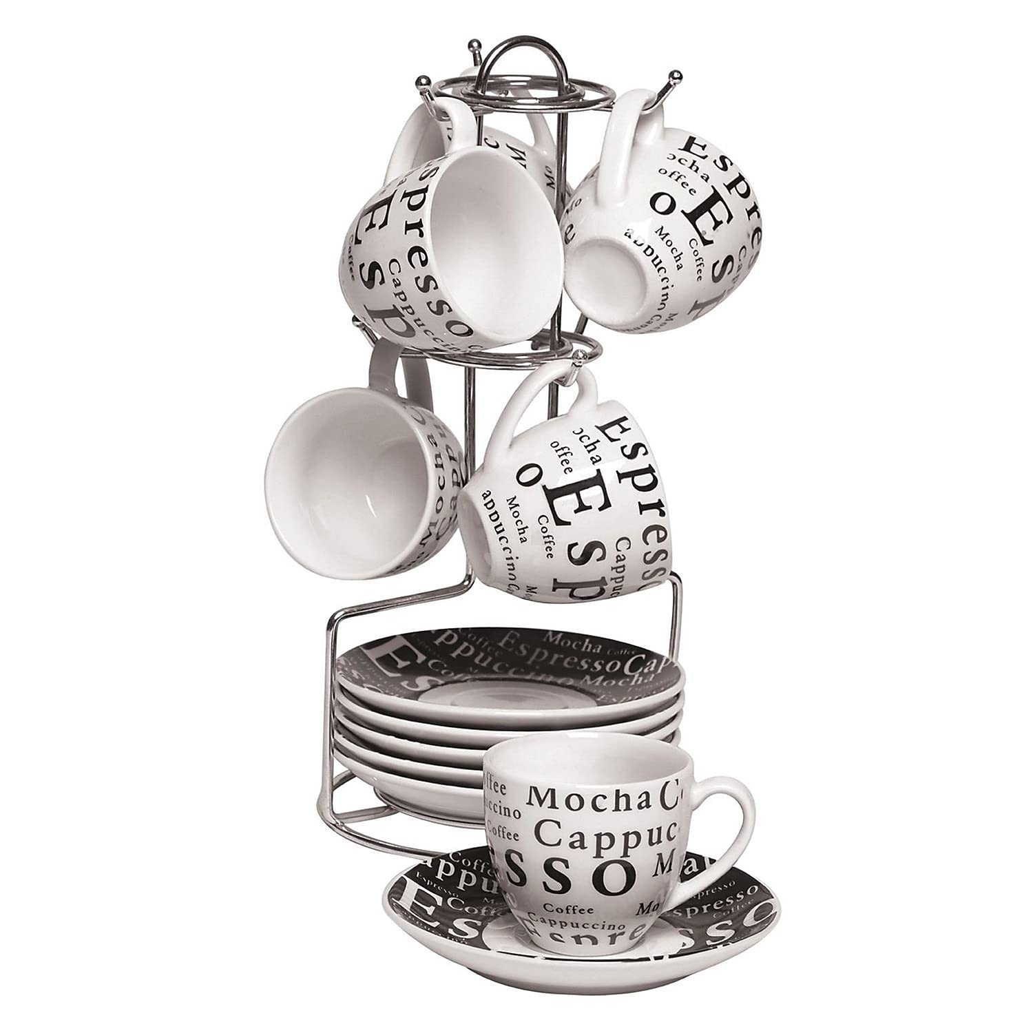 Amazon.com | Gibson Expresso Expressions 13 Piece Stoneware